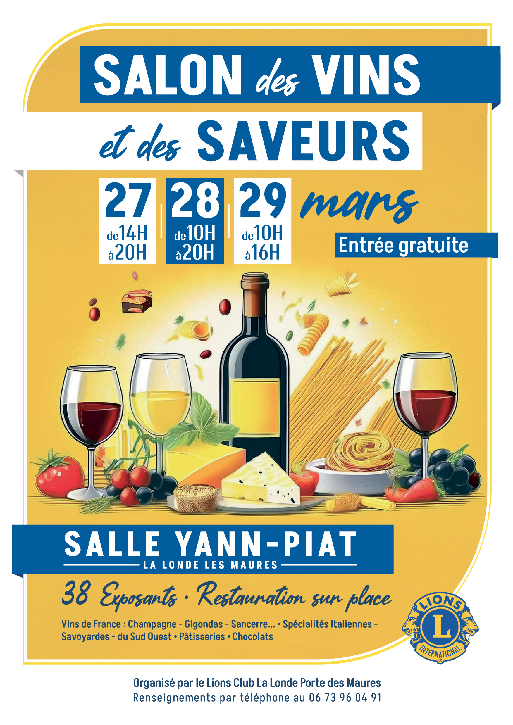 Affiche - Salon des Visn et des Saveurs de La Londe-les-Maures (mars 2026)